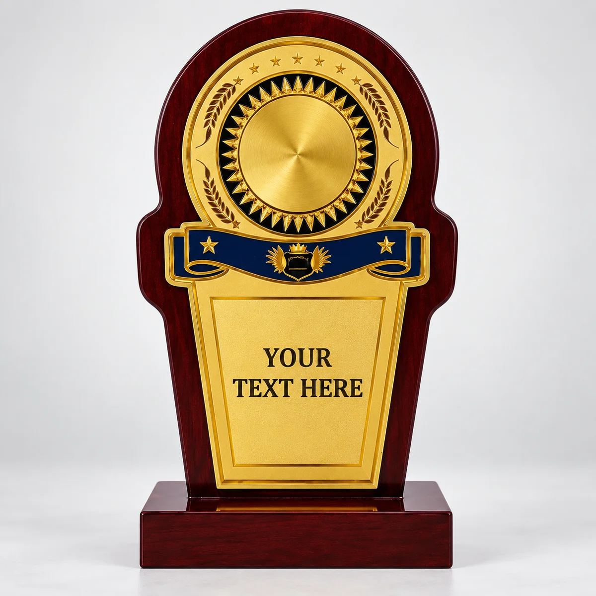 Arched Wooden Plaque Trophy